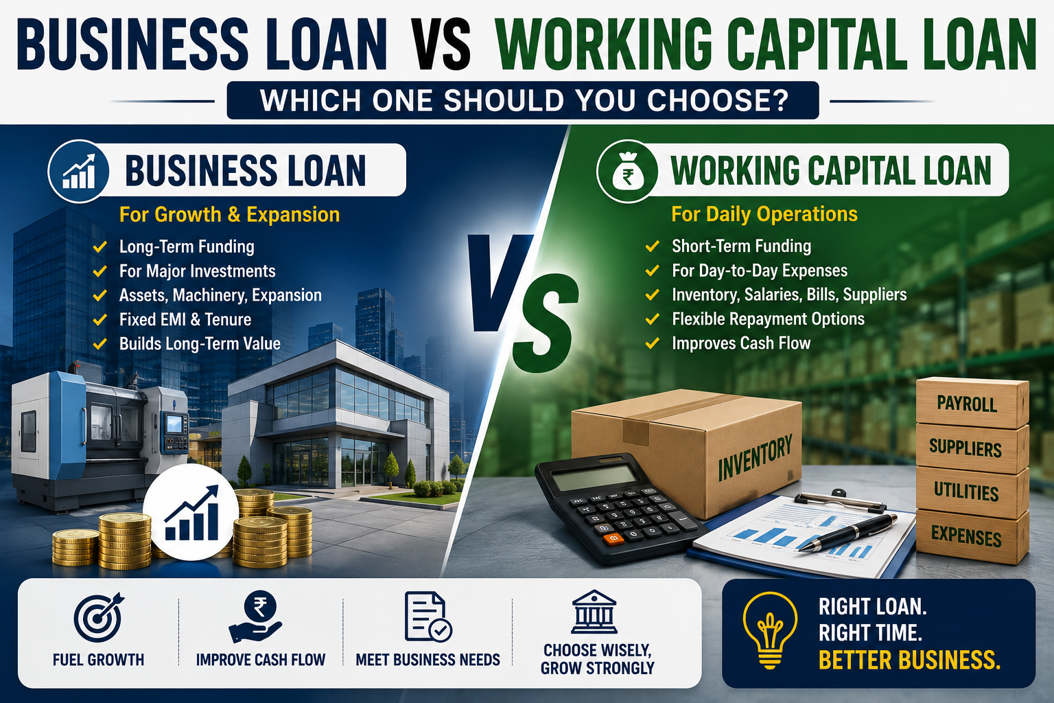 Business Loan vs Working Capital Loan: Which One Should You Choose?